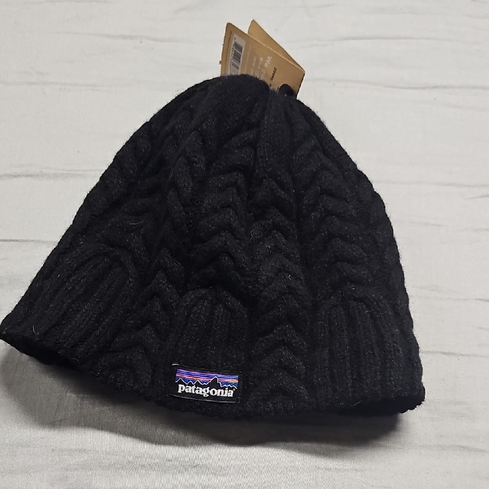 Patagonia Black Knit Beanie